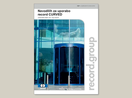 record CURVED (RST, IBST, ABST, R61) – Navodia za uporabo